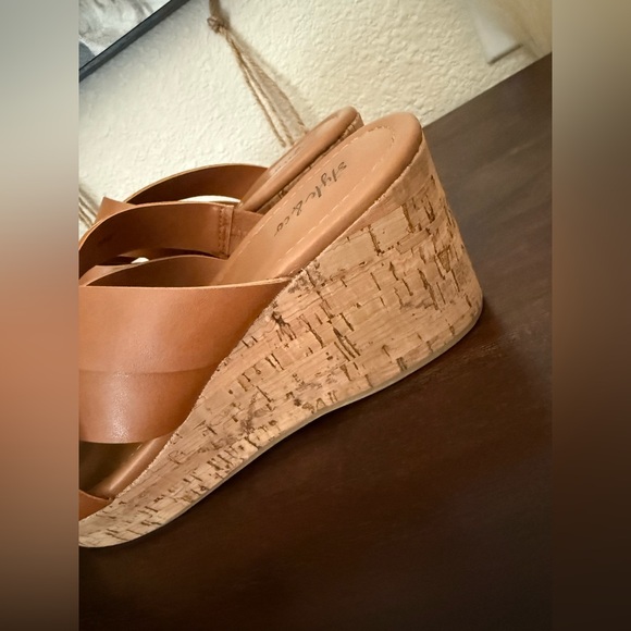 Style & Co. Brown Wedge Sandals - Picture 2 of 4